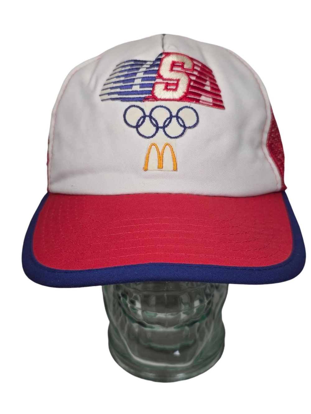 Vintage 1984 Olympics USA McDonalds Snapback Trucker Hat Mesh Cap